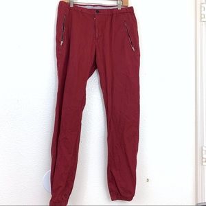 Zara MENS Maroon Joggers